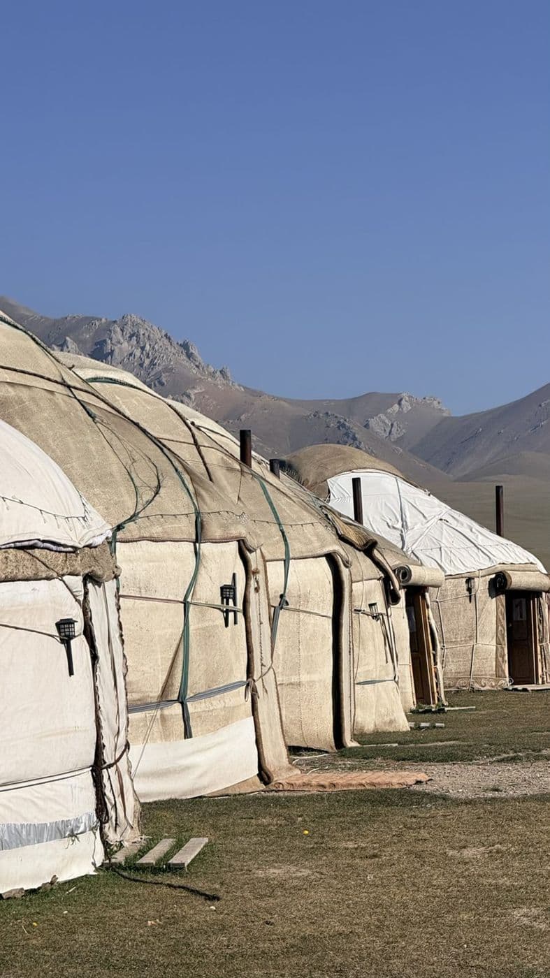 Le camp de yourtes