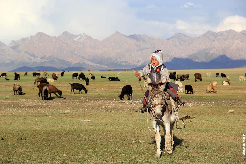 Paysage du Kirghizistan